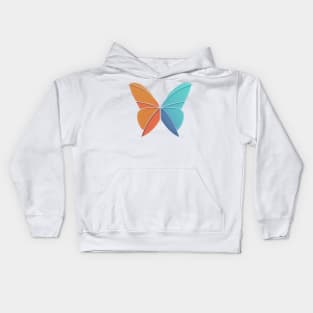 Butterfly Flight - Minimalist butterfly design for the environment Kids Hoodie